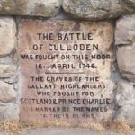 Marker for the Battle of Culloden