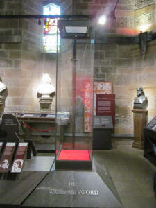 William Wallace's Claymore located in the William Wallace tower in Stirling